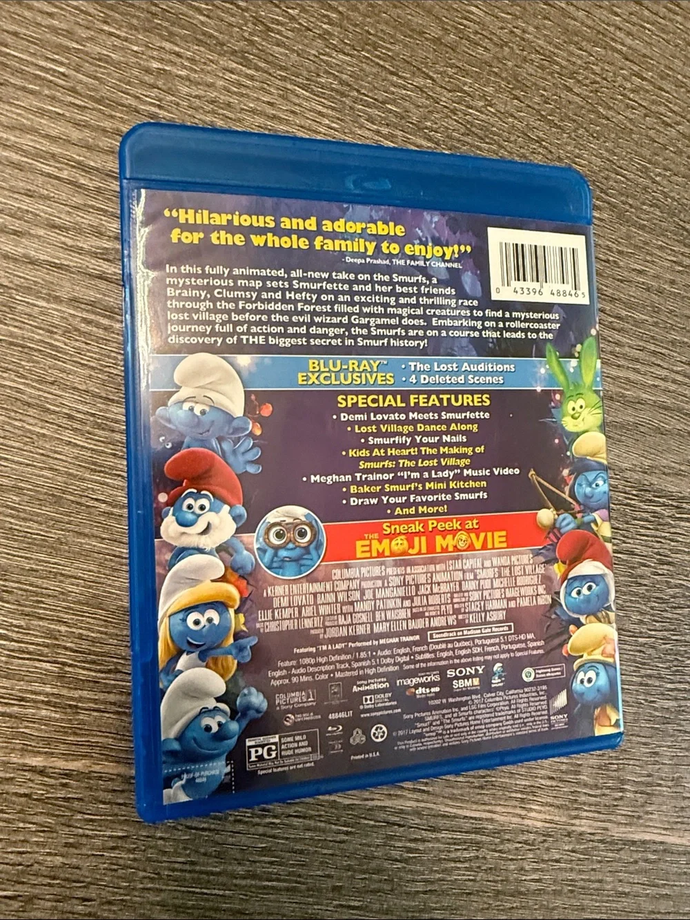 Sony Smurfs: The Lost Village Blu-ray / BUNDLE AND SAVE ON MOVIES